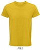 Camiseta Organica Hombre Crusader Sols - Color Amarillo